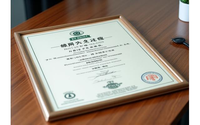 環境省エコガーデン推進協力企業の認定書