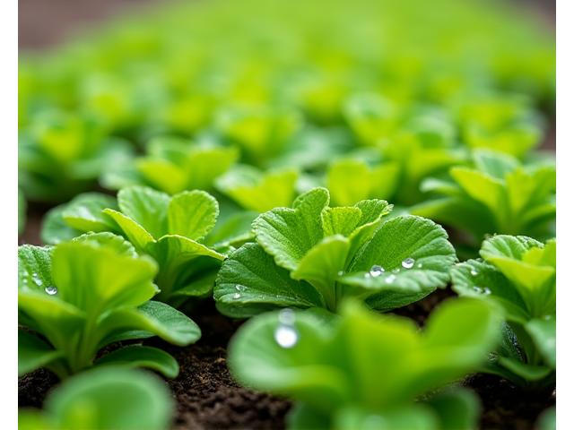 グランドカバー植物が地面を覆う様子