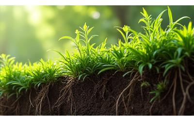 地盤固定効果の高い深根性植物の例